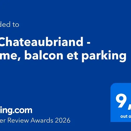 Le Chateaubriand - Calme, Balcon Et Parking Châtenay